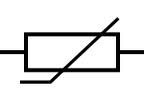 termistore simbolo elettrico